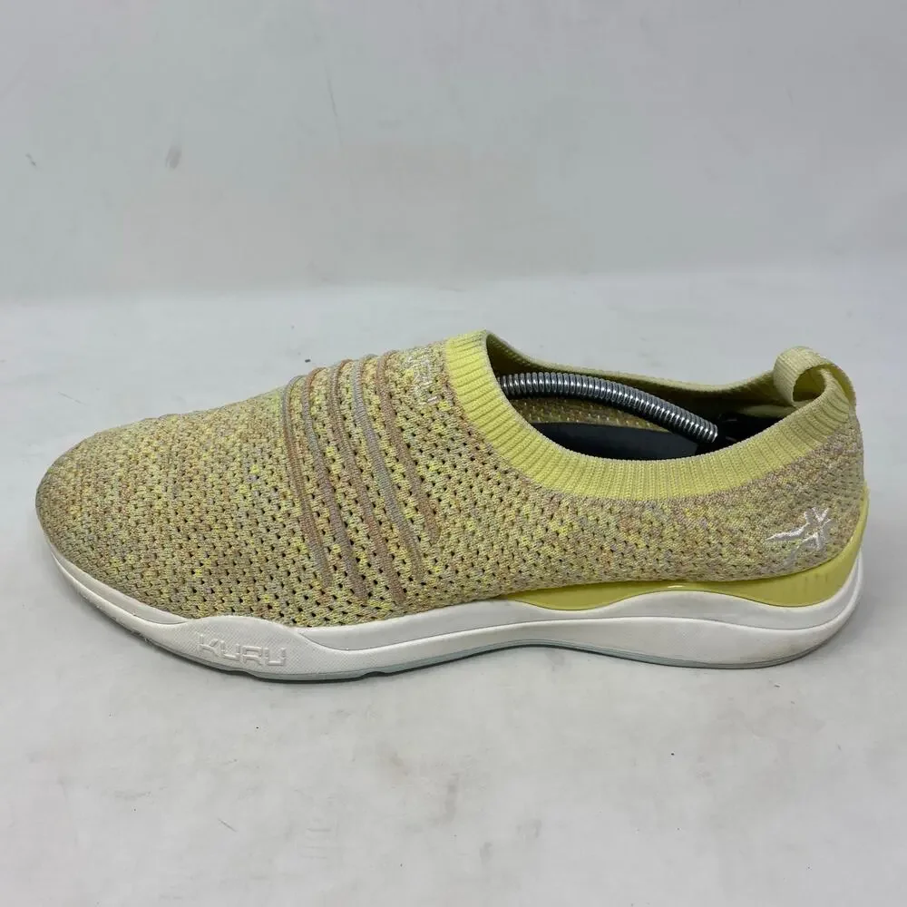 KURU Yellow Stride Slip-On Sneaker Shoes Womens Size 11